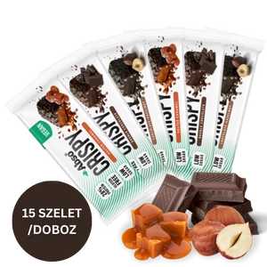 Abso Crispy Kínáló (15db x 50 g) - Crispy MIX vegán fehérjeszelet