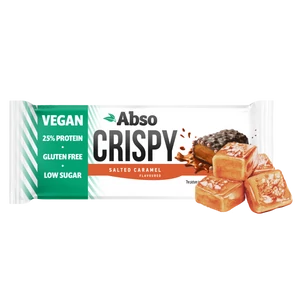 Abso Crispy Bar 50 g - Sós karamell ízű vegán fehérjeszelet
