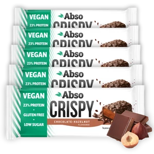 Abso Crispy Bar Kínáló (16db x 50 g) - Csokoládés-mogyorókrémes ízű vegán fehérjeszelet