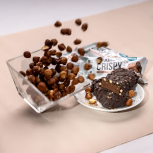 Abso Crispy Bar Kínáló (16db x 50 g) - Csokoládés-mogyorókrémes ízű vegán fehérjeszelet