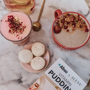 Kép 2/4 - Abso x AlexyVivien Vitamin Pudding 450g - Vanília macaron