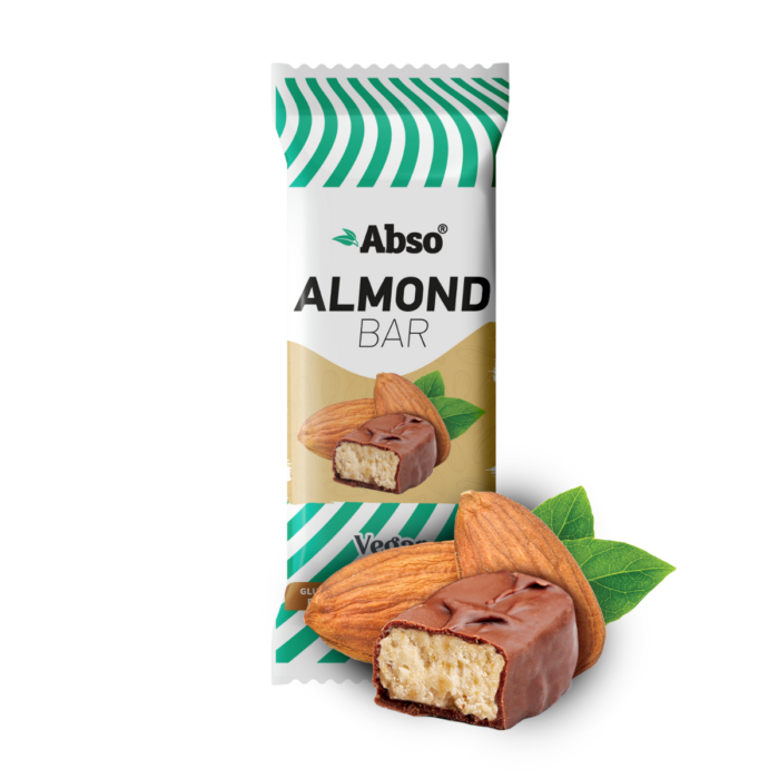 Abso Almond  Bar 35 g- mandulás vegán desszert szelet